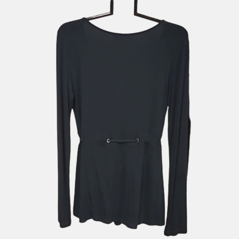 Patti Boutik Pullover Tunic Jersey Fabric Top Forest Green XL - Picture 6 of 11